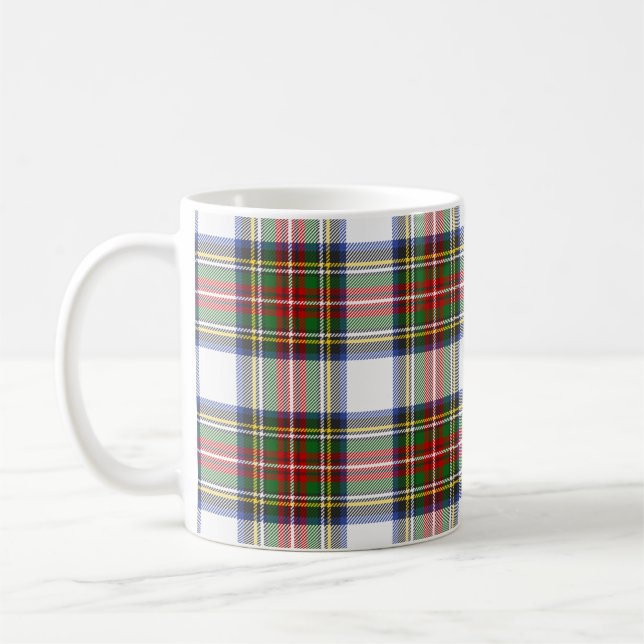 Stewart Royal Dress Play Scottish Mönster Kaffemugg (Vänster)