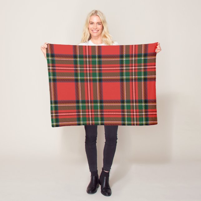 Stewart Royal Tartan. Fleecefilt (På plats)
