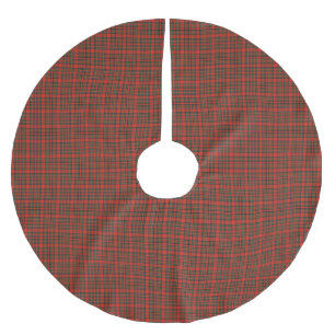 Stewart Royal Tartan Rutmönster Skotsk Klan Julgransmatta Borstad Polyester