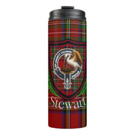 Stewart Scottish Clan Tartan & Crest