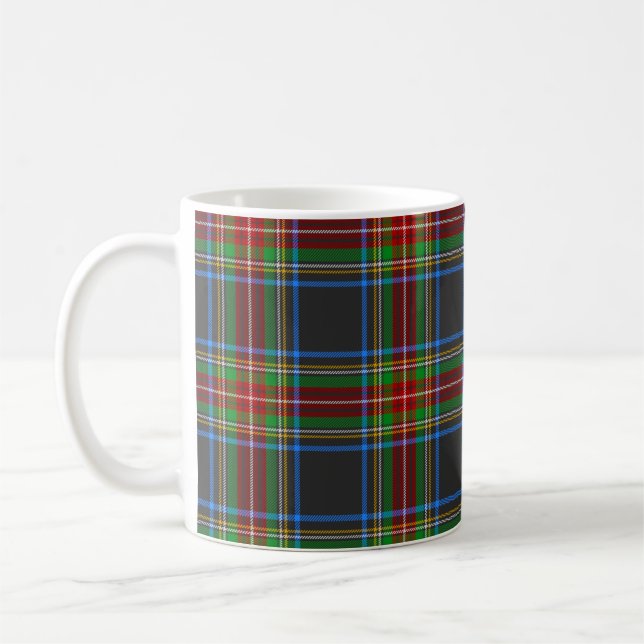 Stewart Stuart Black Klan Tartan Play Kaffemugg (Vänster)