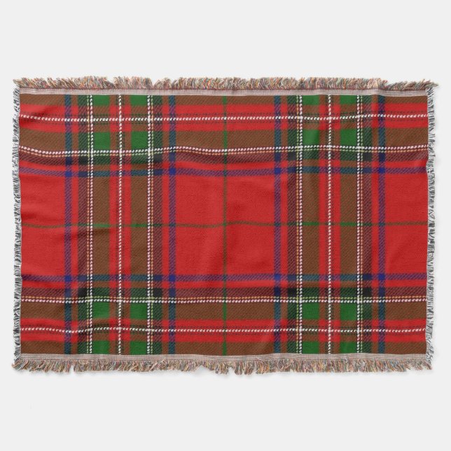 Stewart Tartan Blanket Filt (Framsidan)