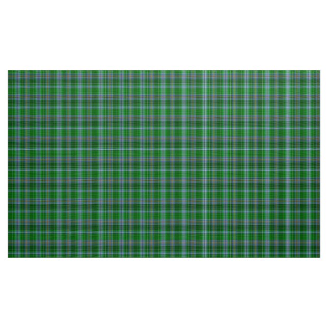 Stewart Tartan Blue Grönt och Black Play Fabric Tyg (Yard)