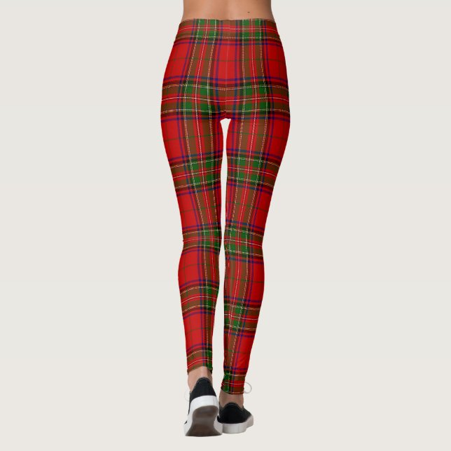 Stewartklanens Tartan Leggings (Baksida)