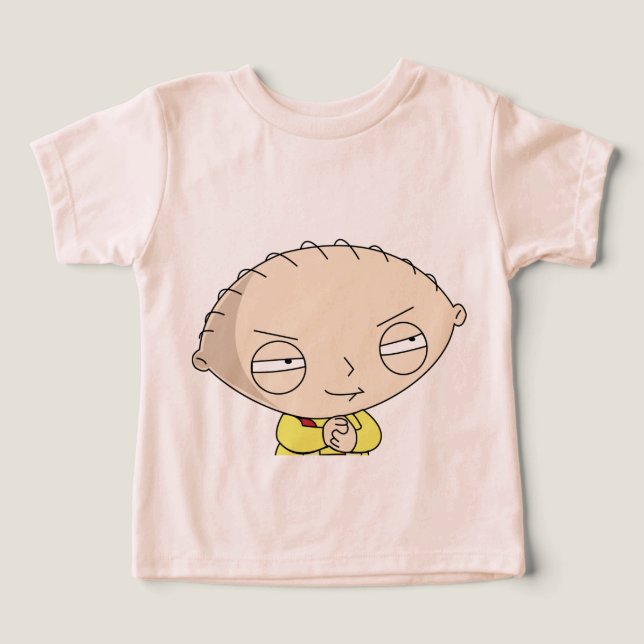 Stewie Griffin Småbarns-T-Shirt T Shirt (Design Framsida)