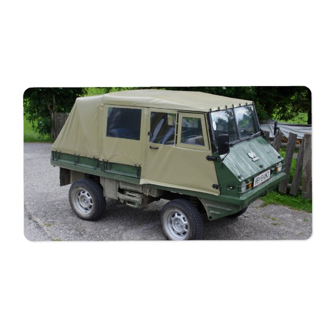Steyr Puch Haflinger Fraktsedel (Framsidan)