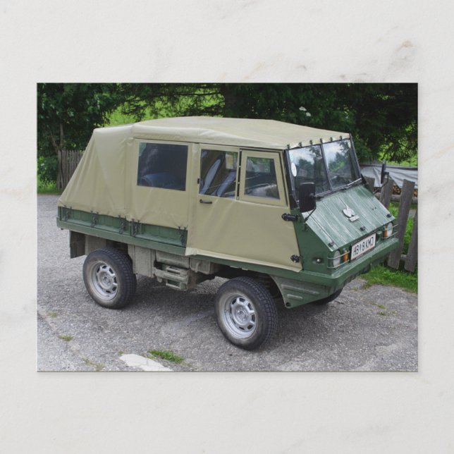 Steyr Puch Haflinger Vykort (Framsida)