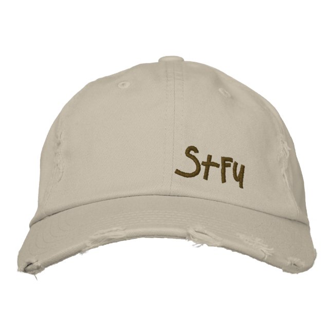 STFU Hat Broderad Keps (Framsida)