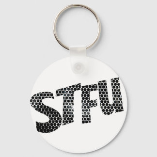 STFU-nyckelring (Svart & Vit) Nyckelring