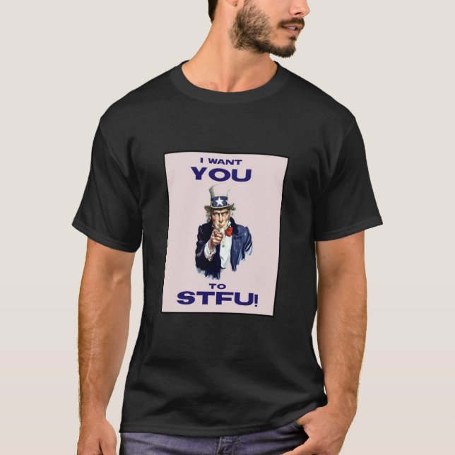 STFU! T-SHIRT (Framsida)