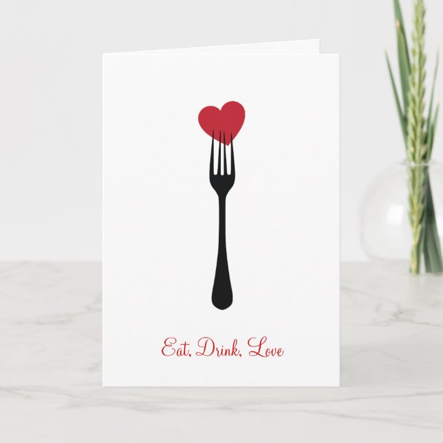 Stick A Fork in My Heart Inbjudan och kort (Framsida)