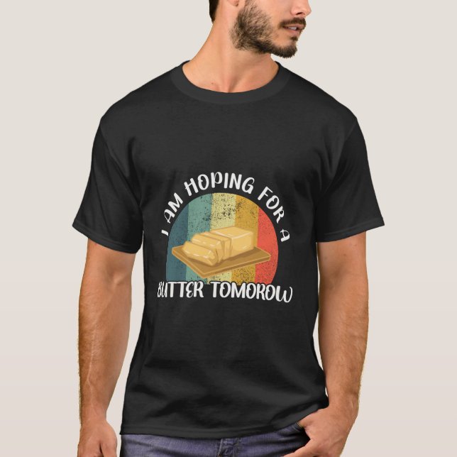 Stick av butter Älskare Baker Buttered Pun T Shirt (Framsida)