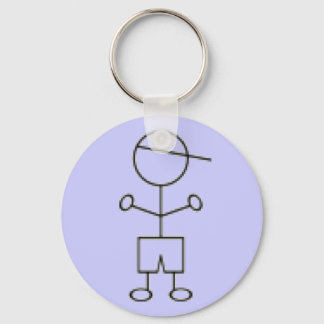Stick Boy Keychain - Blue Nyckelring