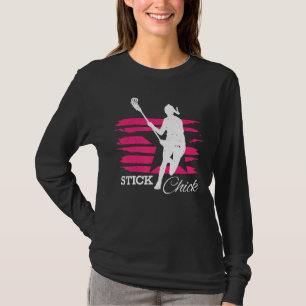 Stick Chick Womens Lacrosse Shirt for Girls Lacros T