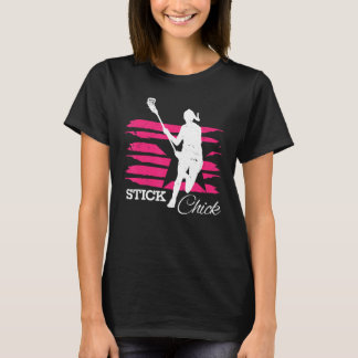 Stick Chick Womens Lacrosse Shirt for Girls Lacros T