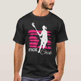 Stick Chick Womens Lacrosse Shirt for Girls Lacros T