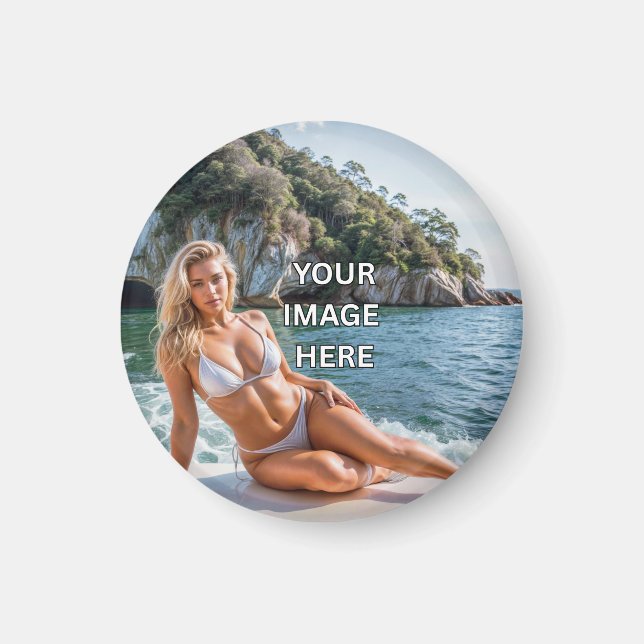 STICK! 🧲 Custom Magnets – Add Image or Text Magnet (Framsidan)