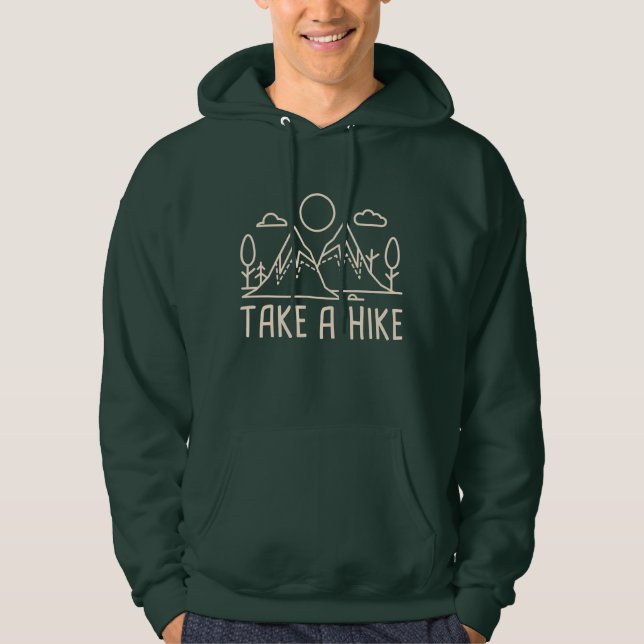 Stick dig i väggen hoodie (Framsida)