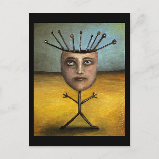 stick figur 1 vykort (Framsida)