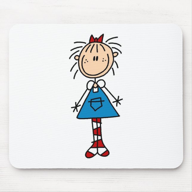 Stick figur Annie Mousepad Musmatta (Framsidan)