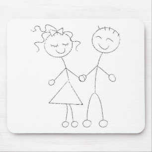 stick figur Boy and Girl Musmatta