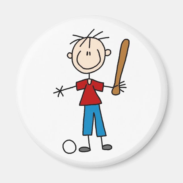 Stick figur Boy Magnet (Framsidan)