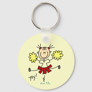 stick figur Cheerwriter Tshirts and Gifts Nyckelring