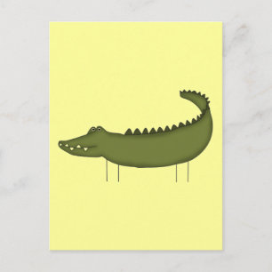 stick figur Crokodile-skjortor och gåvor Vykort