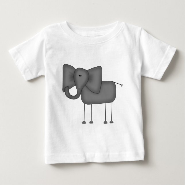 Stick figur Elephant Tshirts och Gifts (Framsida)