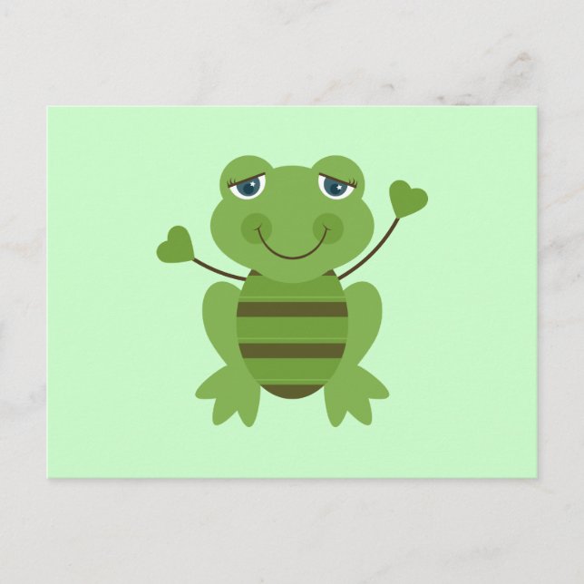 stick figur Frog Vykort (Framsida)