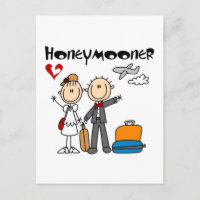 Stick figur Honeymoers T-shirts och presenter