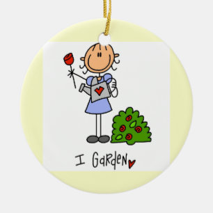 Stick figur Julgransprydnad Keramik
