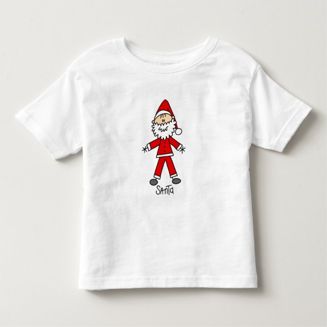 Stick figur Jultomten Tshirts och gåvor (Framsida)