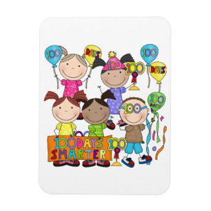 Stick figur lurar 100 dagar mer smart magnet