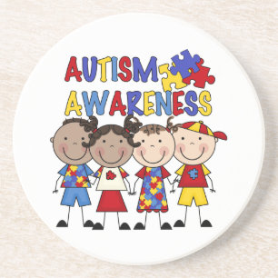 Stick figur lurar Autismmedvetenhet Underlägg