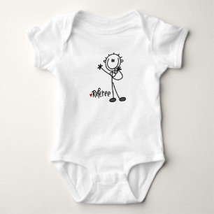 Stick figur Referee T-shirts och presenter