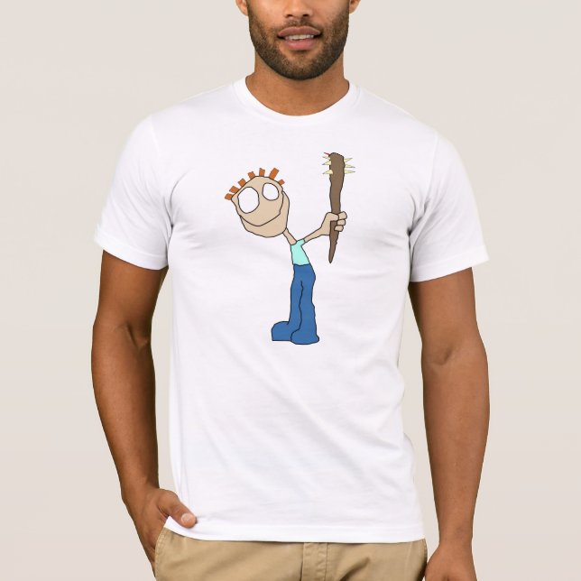 stick figur t shirt (Framsida)