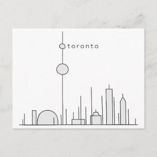 stick figur Toronto Vykort