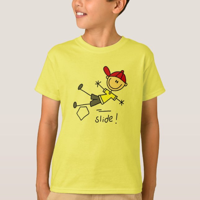 Stick figurbaseball tee shirt (Framsida)