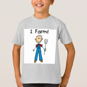 Stick figurbondeTshirts och gåvor T Shirt