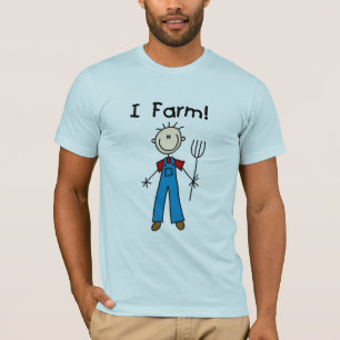 Stick figurbondeTshirts och gåvor Tee