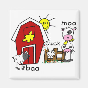 Stick figurboskapTshirts och gåvor Magnet