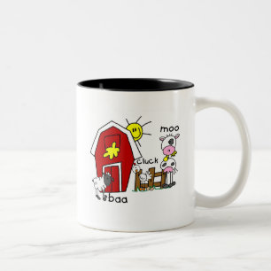 Stick figurboskapTshirts och gåvor Två-Tonad Mugg