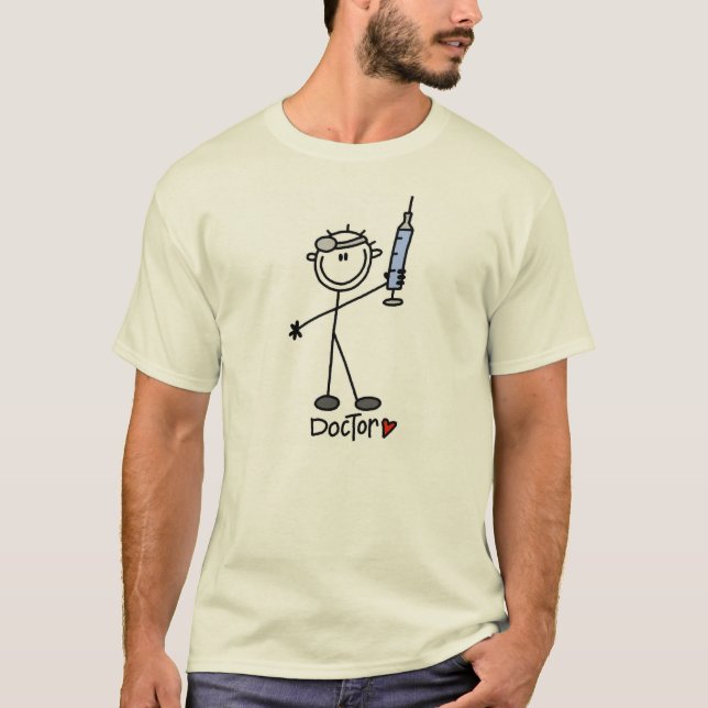 Stick figurdoktor tee (Framsida)