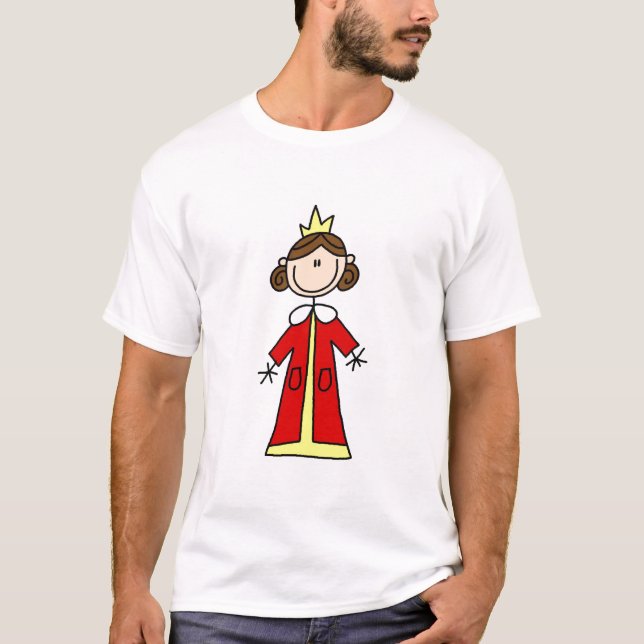Stick figurdrottningTshirts och gåvor Tee Shirt (Framsida)