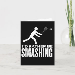 Stick Figure Badminton - Jag hellre smashar Bad Kort