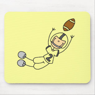 Stick Figure Fotboll Gul Musmatta