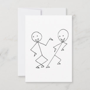 Stick figurer Dancing