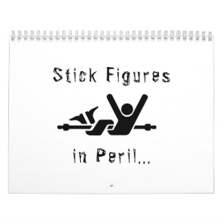 Stick figurer i Peril-kalendern 2025 Kalender