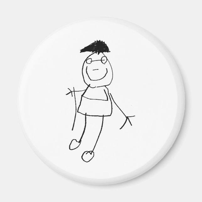 Stick figurer magnet (Framsidan)